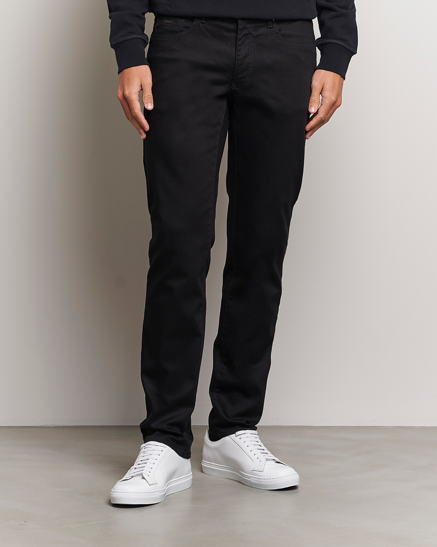 Heren | Zwarte jeans | Brax | Cadiz Premium Flex Denim Perma Black