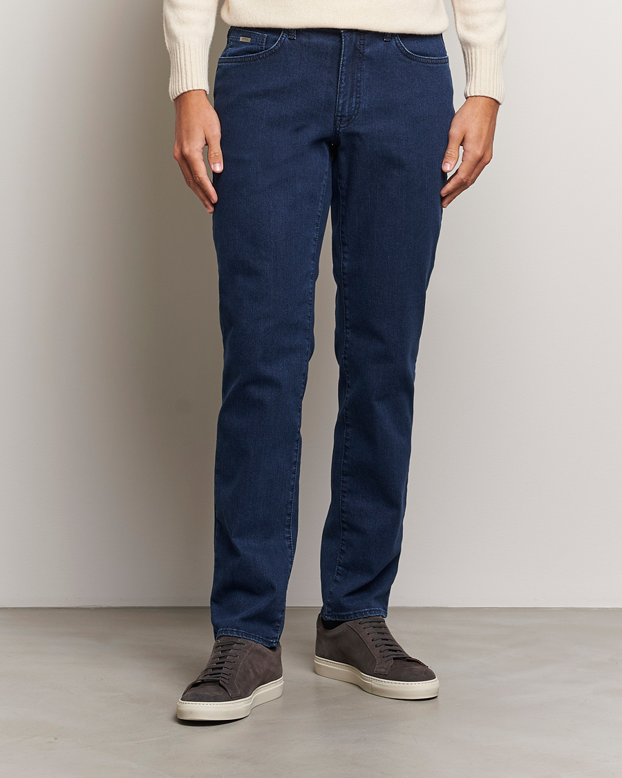 Heren | Straight leg | Brax | Cadiz Premium Flex Denim Dark Blue