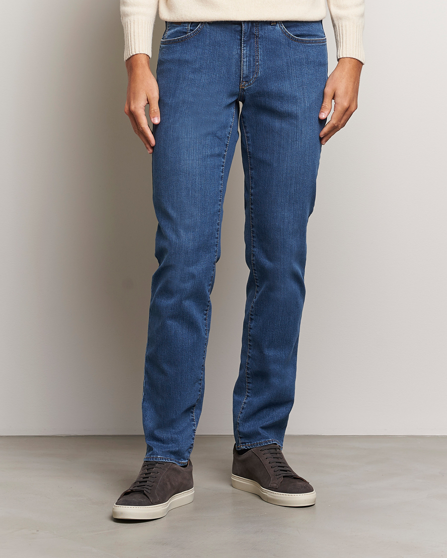 Heren | Straight leg | Brax | Cadiz Premium Flex Denim Blue Used