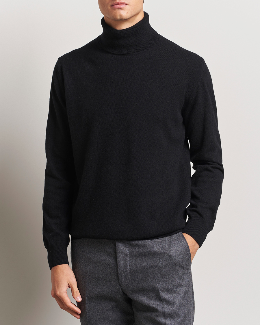 Heren |  | Morgano | Wool/Cashmere Rollneck Black