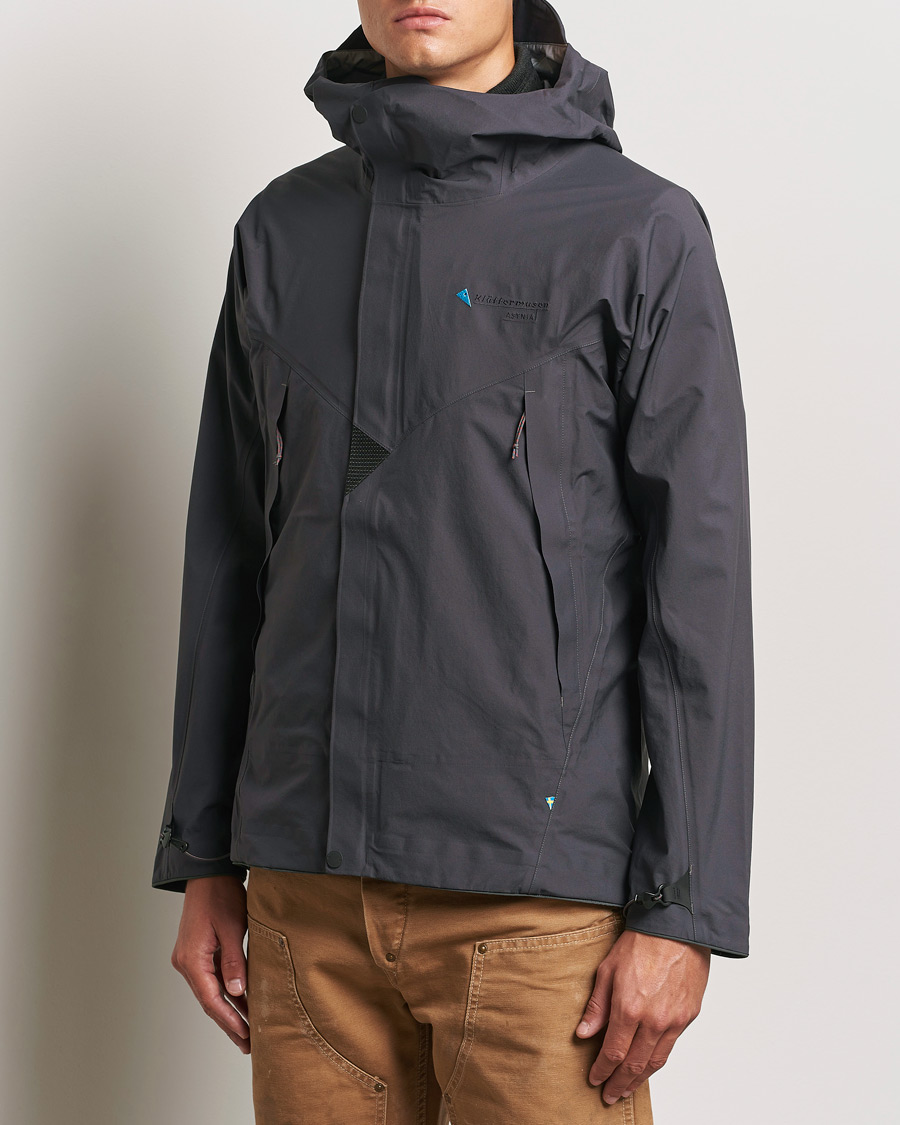 Heren | Jassen | Klättermusen | Asynja Lightweight Waterproof Jacket Raven