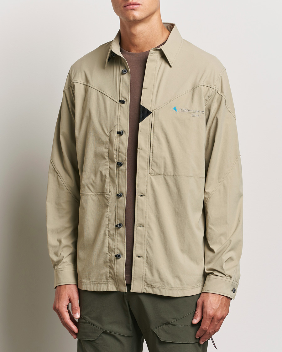 Heren | Kleding | Klättermusen | Garm Technical Outdoor Shirt Silver Green