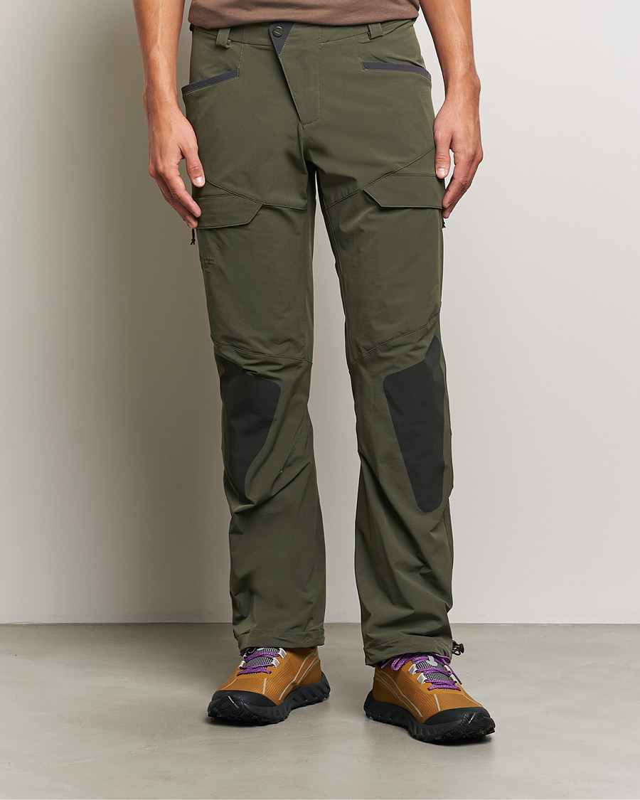 Heren | Functionele broeken | Klättermusen | Misty 2.0 Softshell Pants Dark Dusty Green