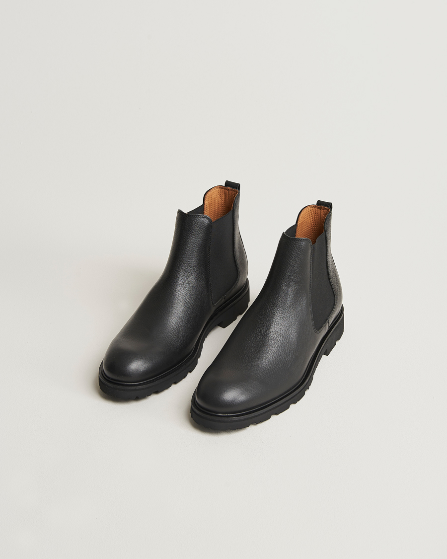 Heren | Schoenen | UBR | Thunder Chelsea Leather Boot Black