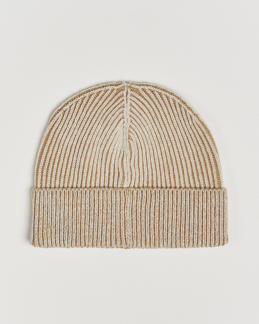 Heren |  | Belstaff | Centenary Wool Rib Hat Chalk