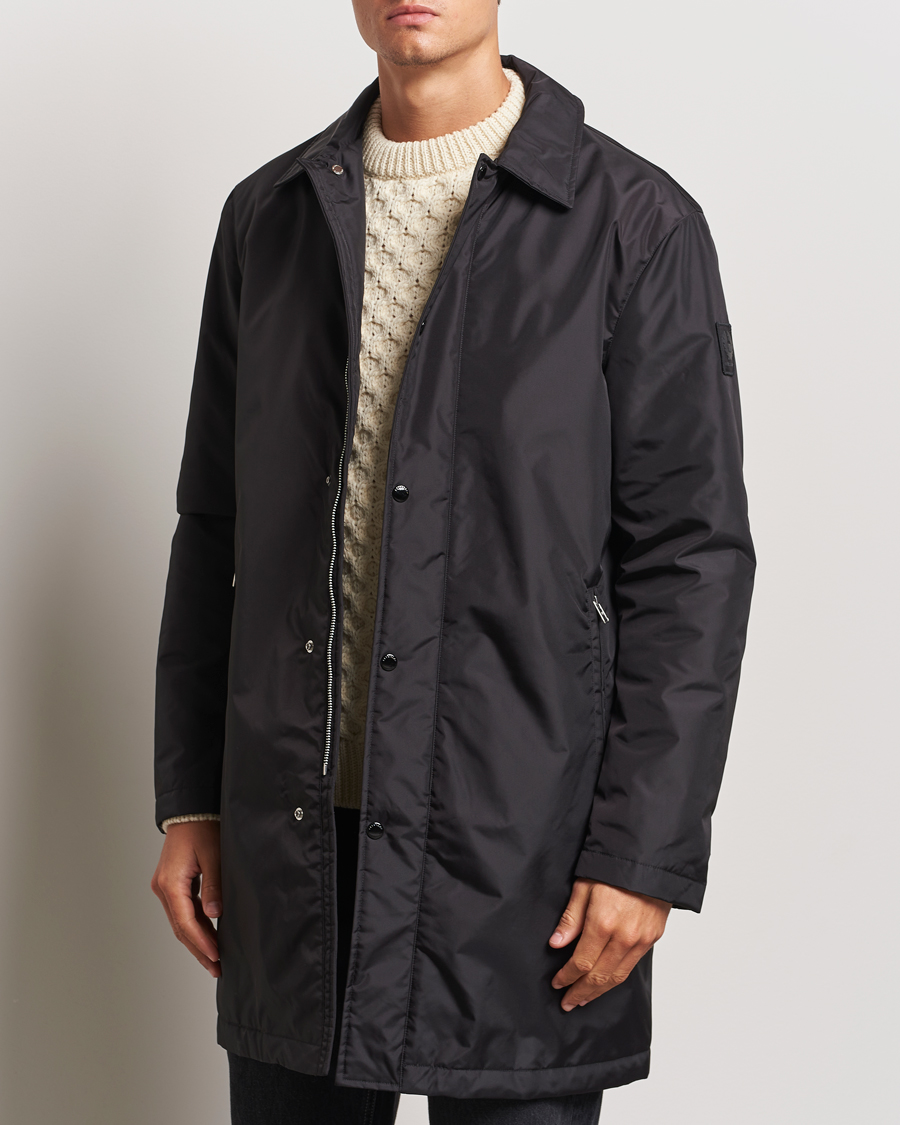 Heren | Herfstjassen | Belstaff | Drill Padded Nylon Coat Black