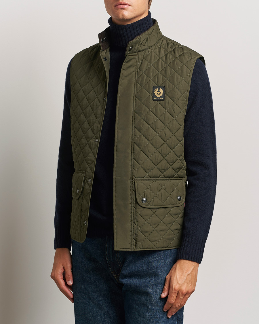 Heren |  | Belstaff | Icon Gilet Faded Olive