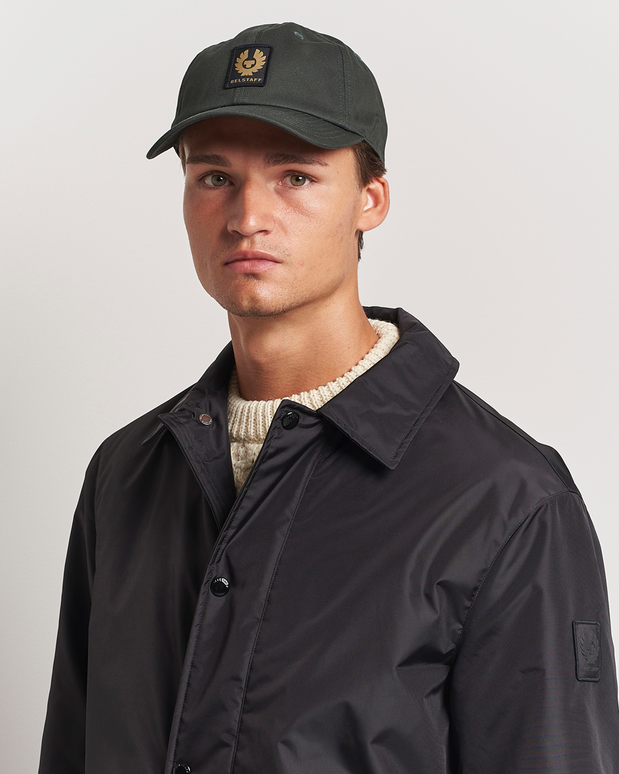 Heren |  | Belstaff | Phoenix Logo Cap Tile Green