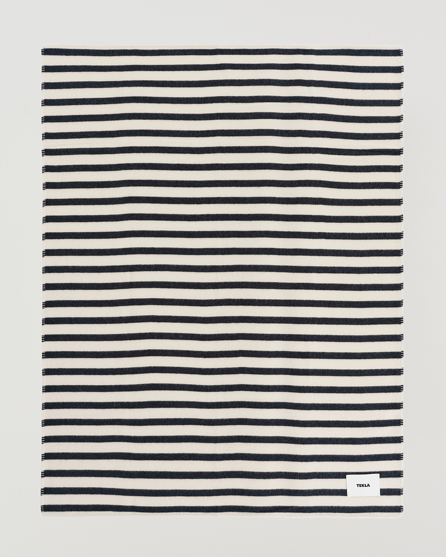 Heren |  | Tekla | Lambswool Blanket Magpie Stripes