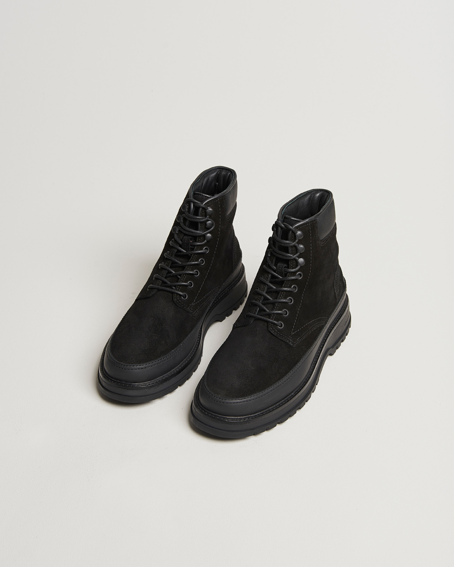 Heren |  | GANT | Clefton Felt Lined Suede Boot Black