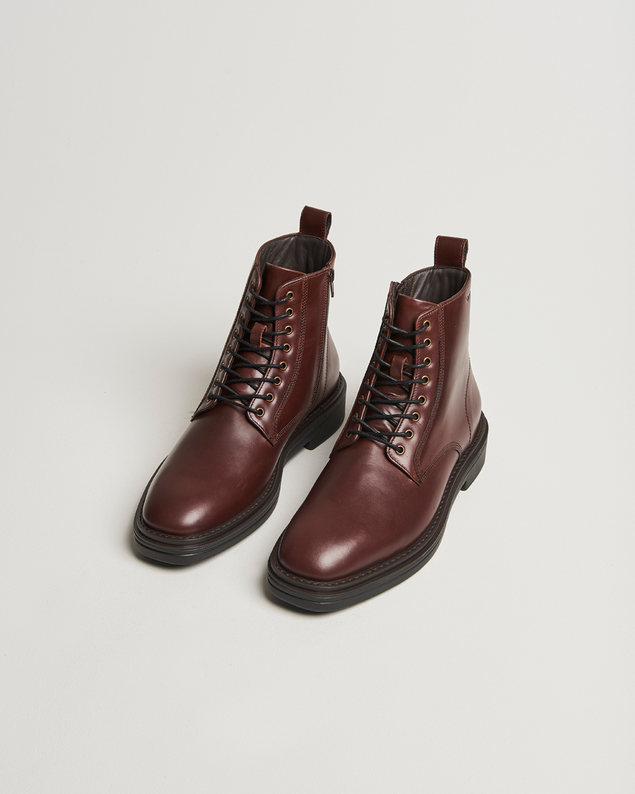 Heren |  | GANT | Boggar Leather Boot Cognac