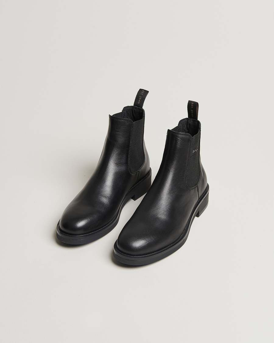 Heren |  | GANT | Prepdale Leather Chelsea Boot Black