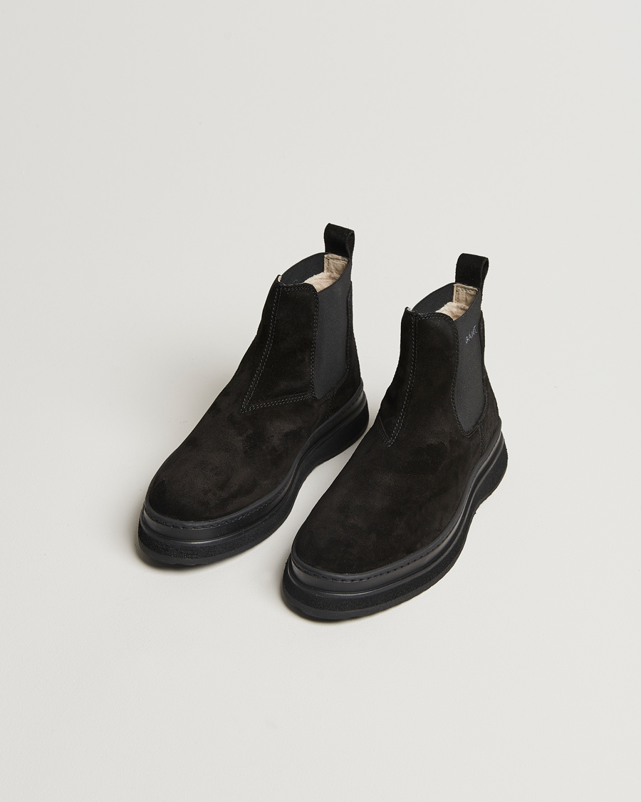 Heren |  | GANT | Blistown Shearling Suede Chelsea Boot Black