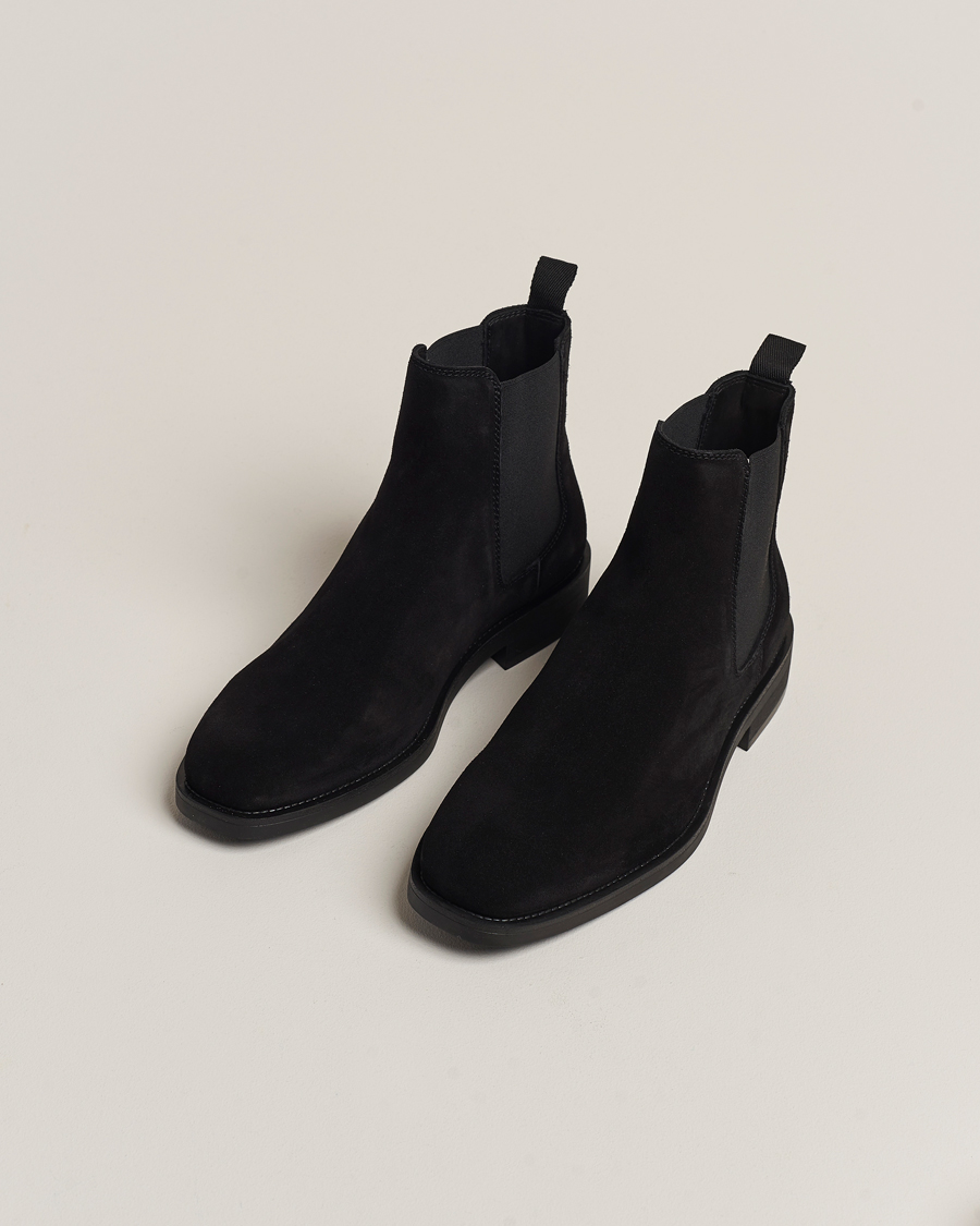 Heren |  | GANT | Rizmood Suede Chelsea Boot Black