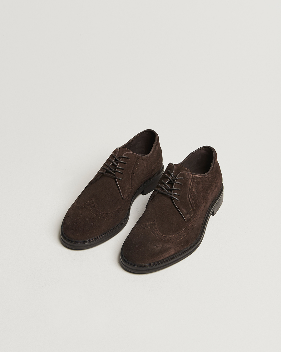 Suede brogues heren sale