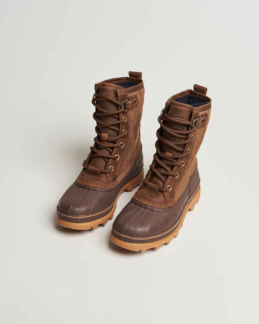 Heren | Schoenen | Sorel | Caribou Royal WP Canvas Boots Velvet Tan