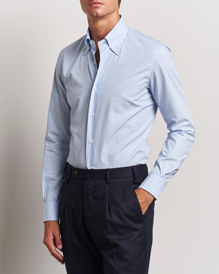 Auralee Finx Twill Shirt Clear Blue - KÃ¶p Auralee