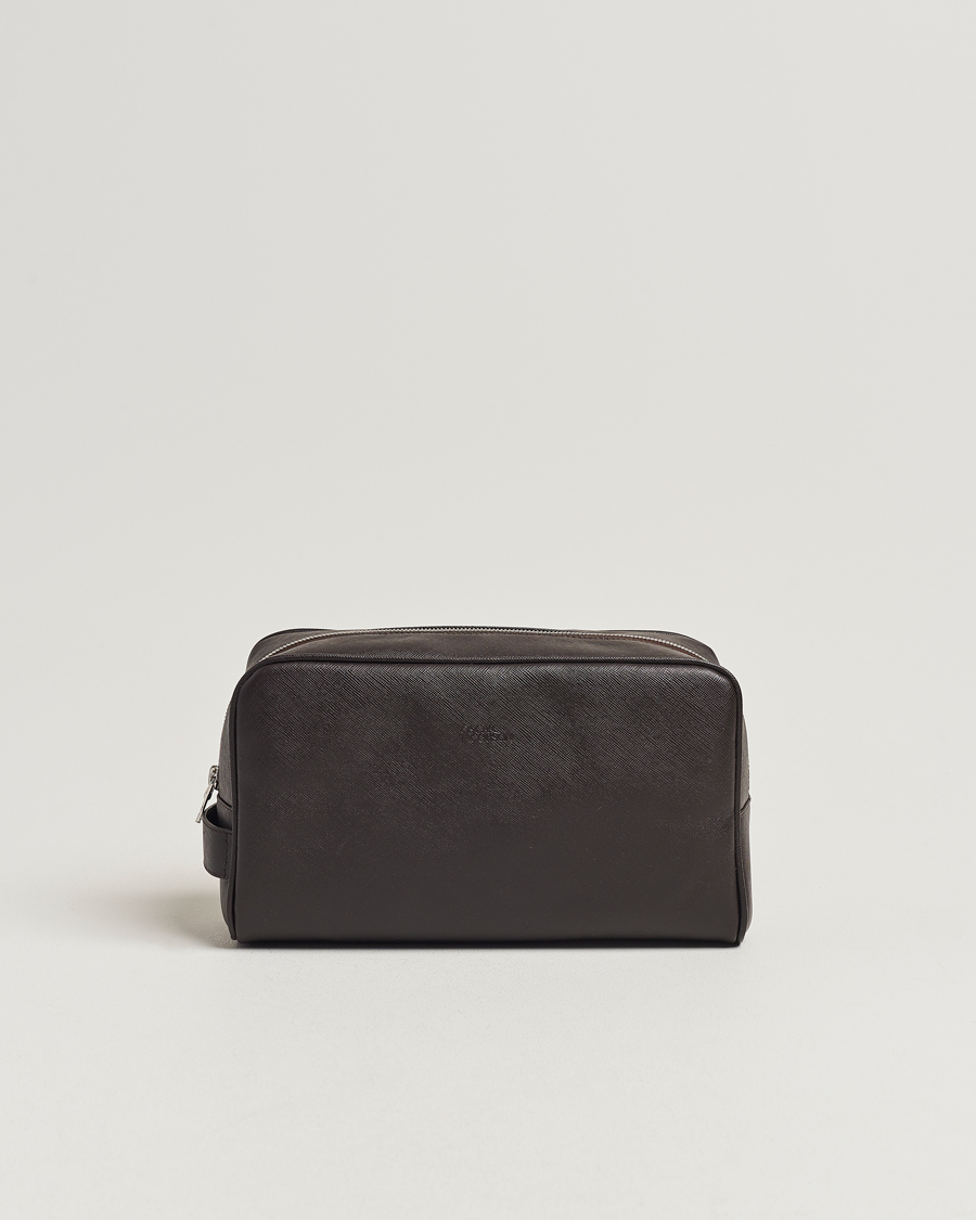 Heren | Tassen | Oscar Jacobson | Grooming Leather Case Forastero Brown