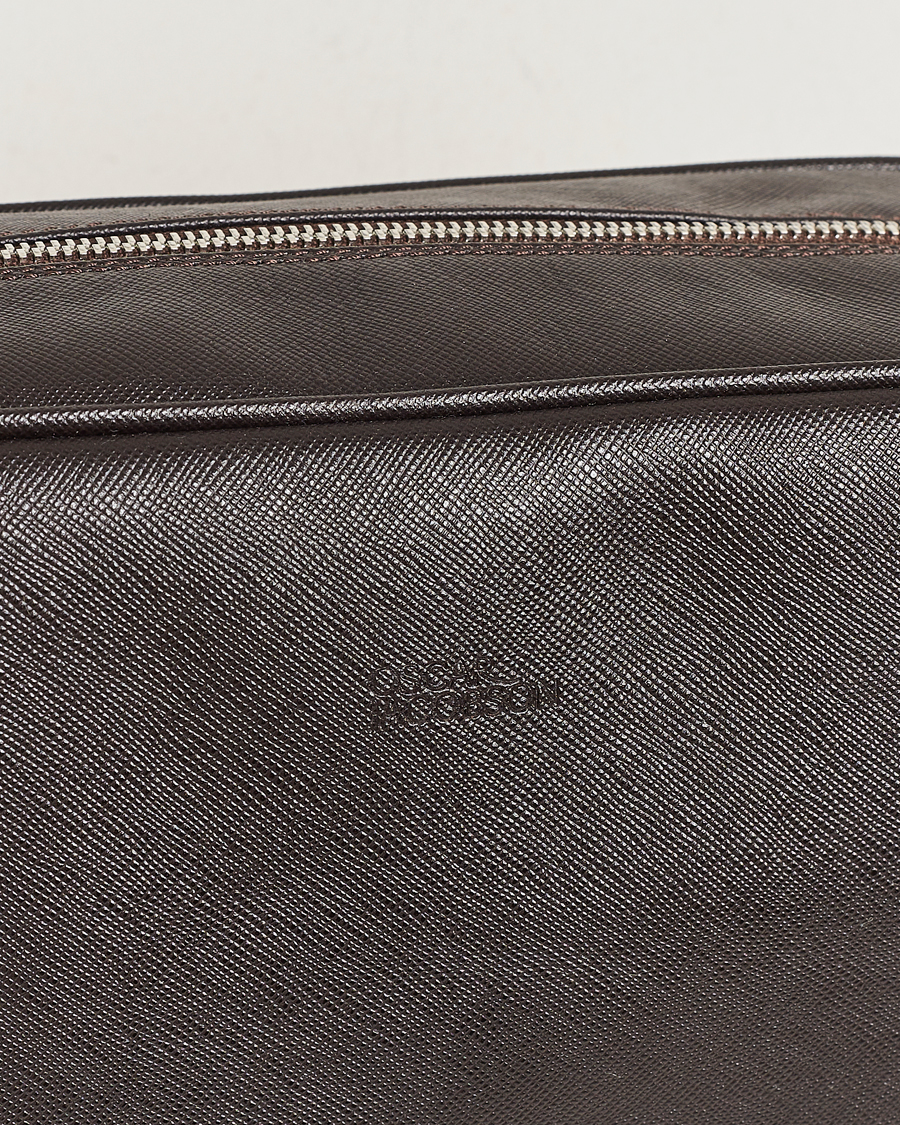 Heren | Tassen | Oscar Jacobson | Grooming Leather Case Forastero Brown