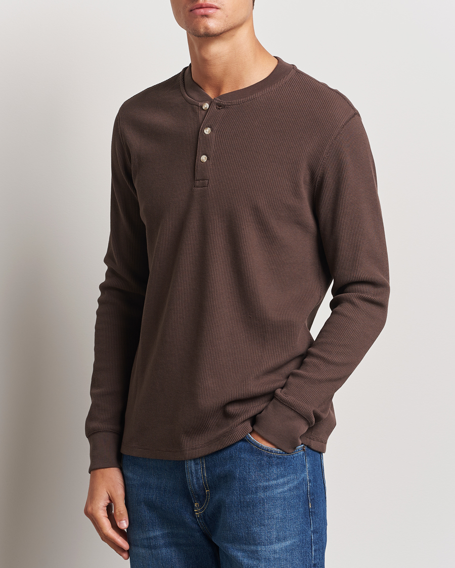 Heren |  | Levi\'s | Thermal Henley Chocolate Brown