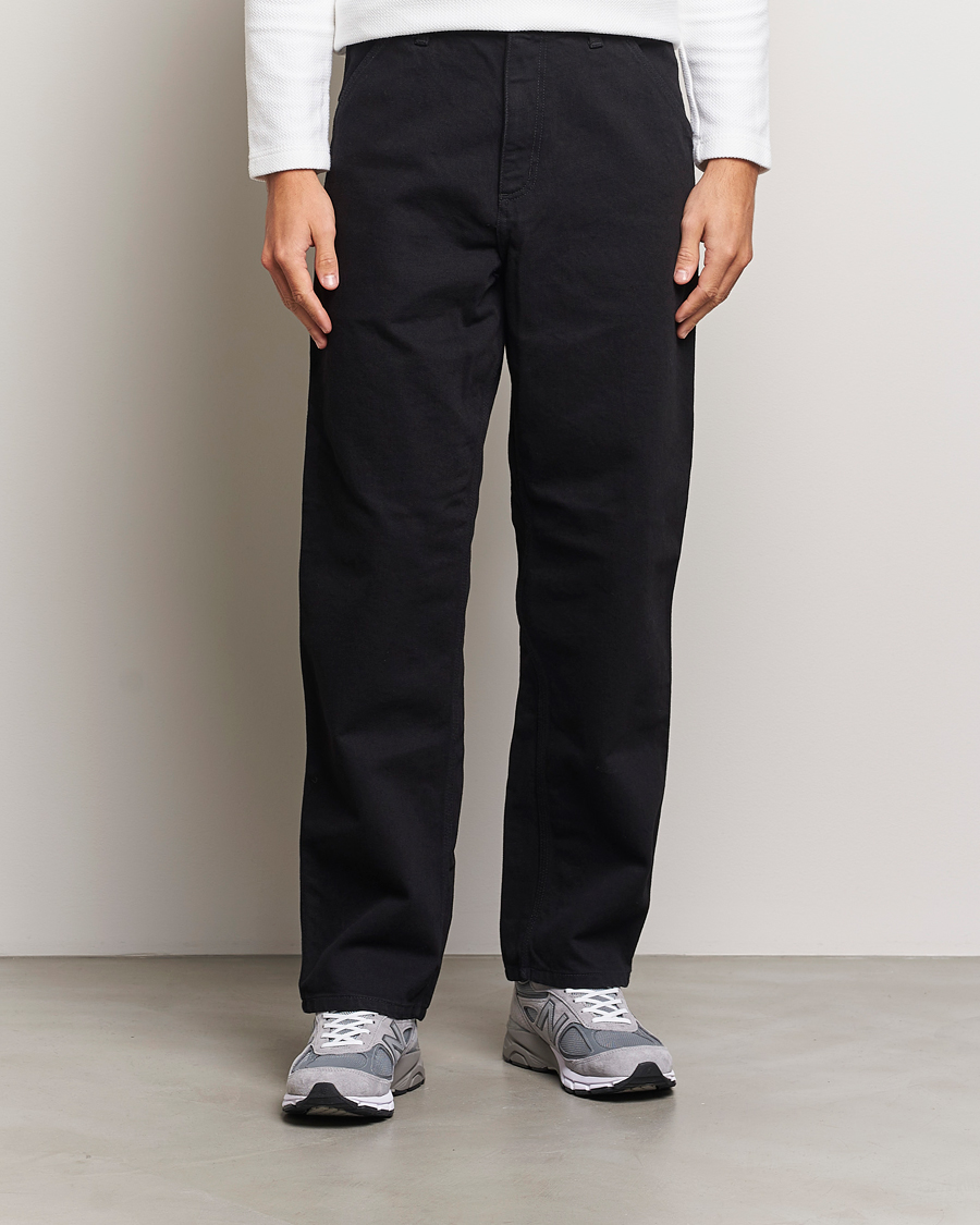 Heren |  | Carhartt WIP | Single Knee Smith Denim Pants Black Rinsed