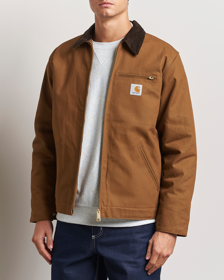 Heren |  | Carhartt WIP | Detroit Jacket Dearborn Canvas Hamilton Brown