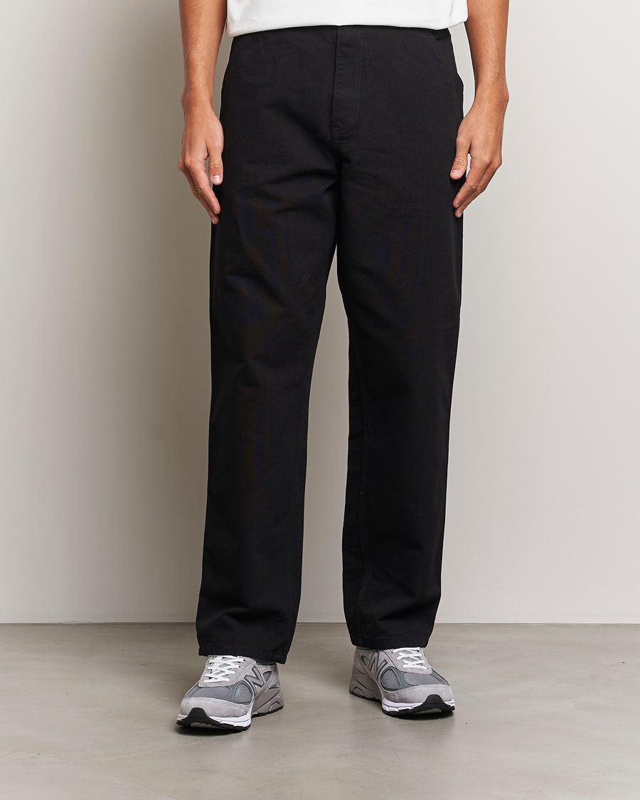 Heren | Formele broeken | Carhartt WIP | Single Knee Pants Dearborn Canvas Black