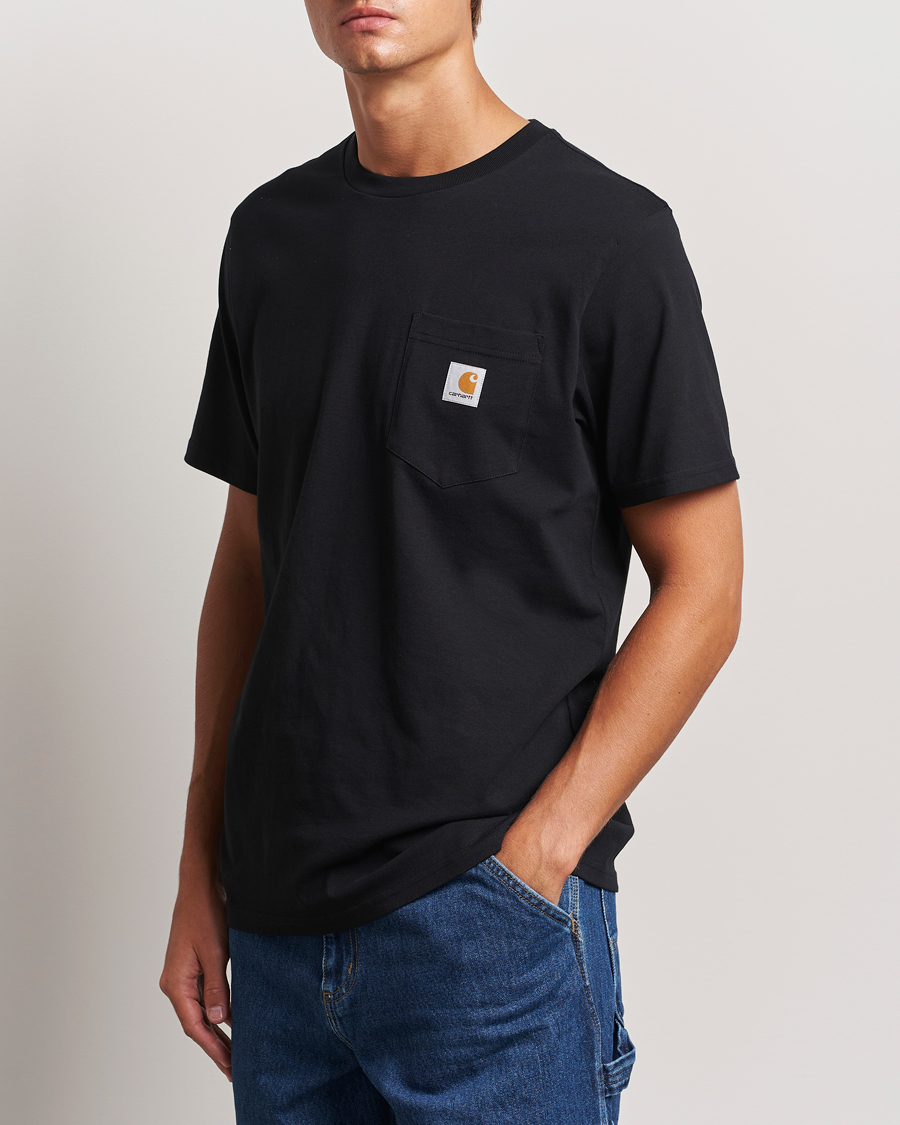 Heren | Kleding | Carhartt WIP | Pocket Cotton T-Shirt Black