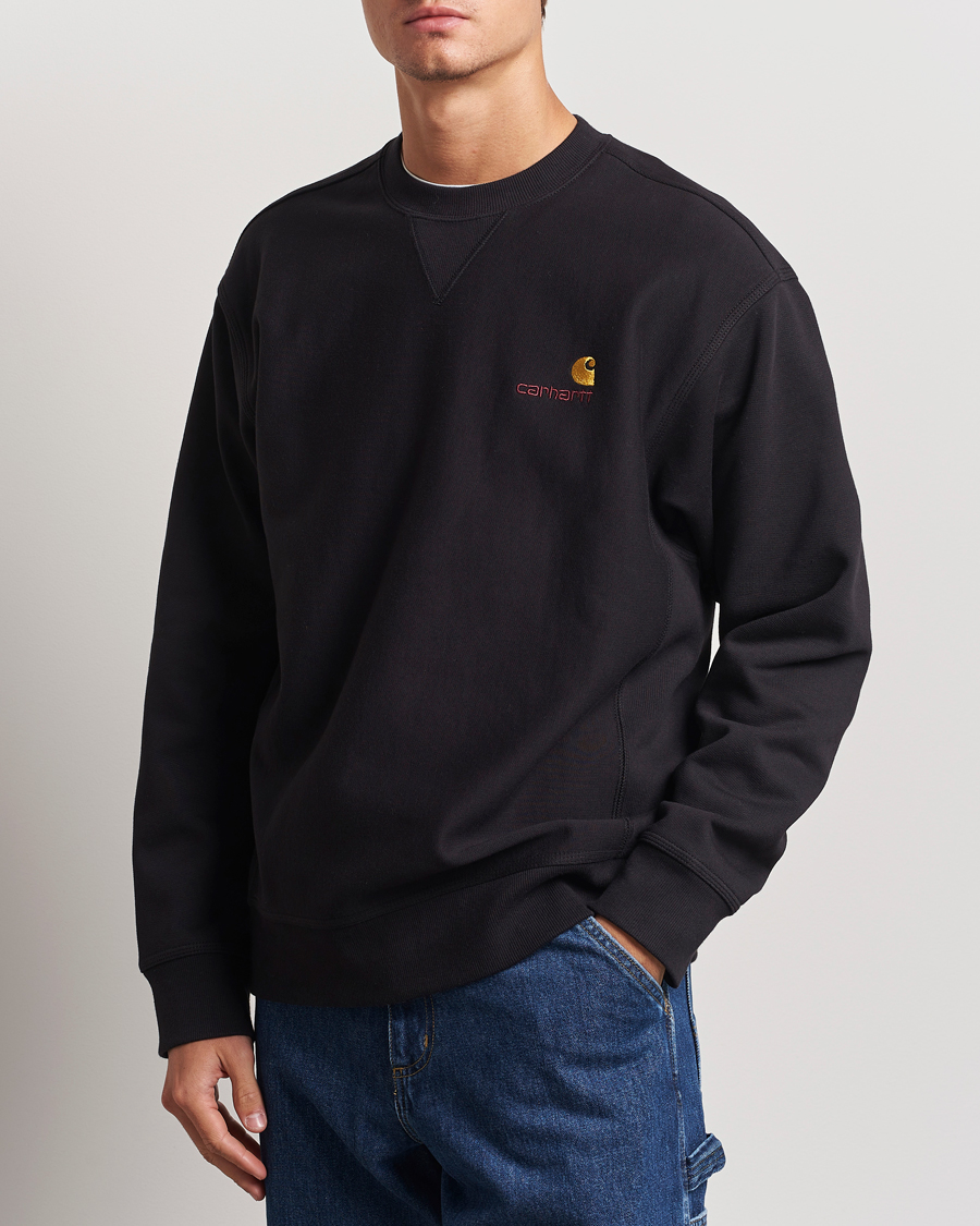 Heren |  | Carhartt WIP | American Script Sweatshirt Black