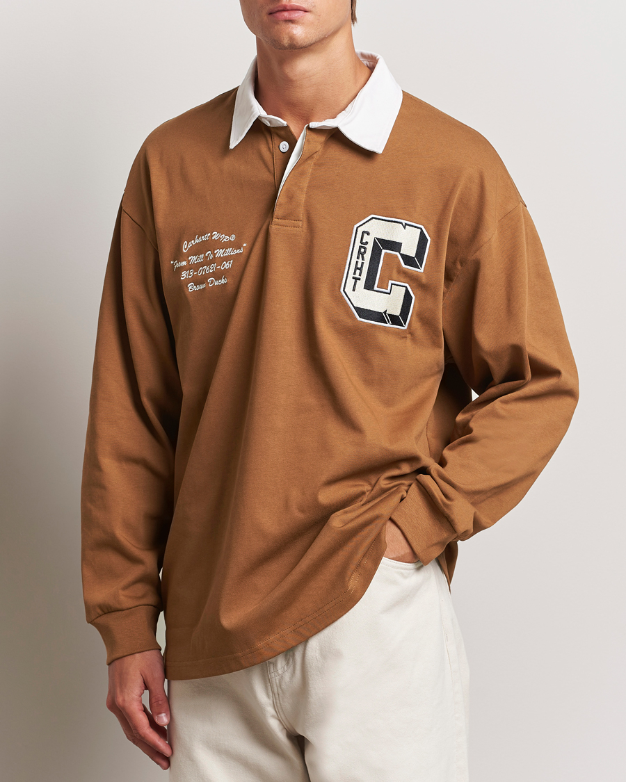 Heren | Kleding | Carhartt WIP | Brown Ducks Rugby Shirt Hamilton Brown