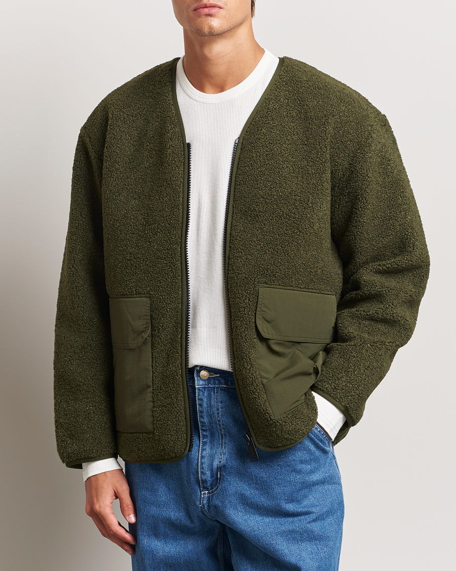 Heren | Truien | Carhartt WIP | Devin Pile Liner Office Green