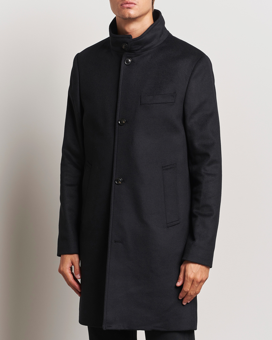 Heren | Business & Beyond - Casual | J.Lindeberg | Jesse Melton Cashmere Coat Black