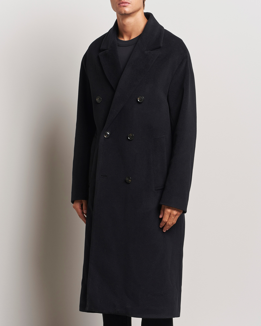 Heren | Business & Beyond | J.Lindeberg | Willy Wool Coat Black