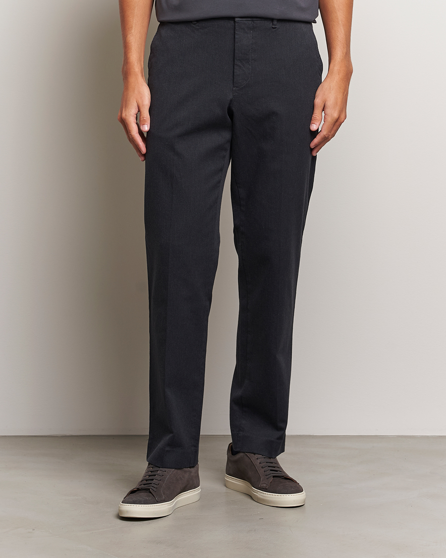 Heren | Business & Beyond | J.Lindeberg | Lois Flannel Twill Pants Dark Grey