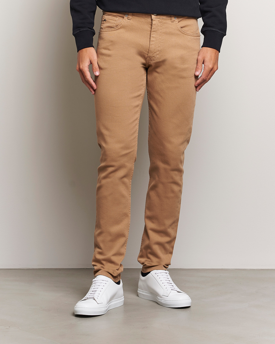 Heren |  | J.Lindeberg | Jay Solid Twill Stretch Jeans Tiger Brown