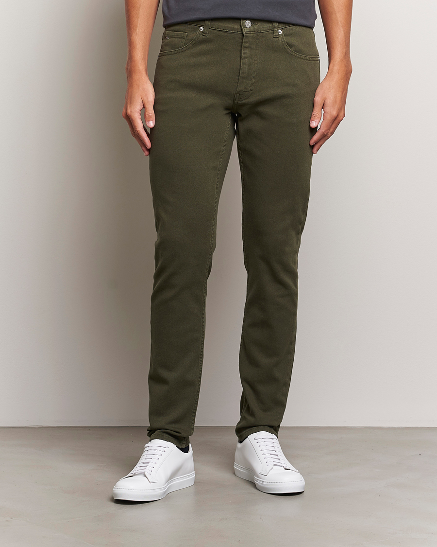 Heren |  | J.Lindeberg | Jay Solid Twill Stretch Jeans Forest Green