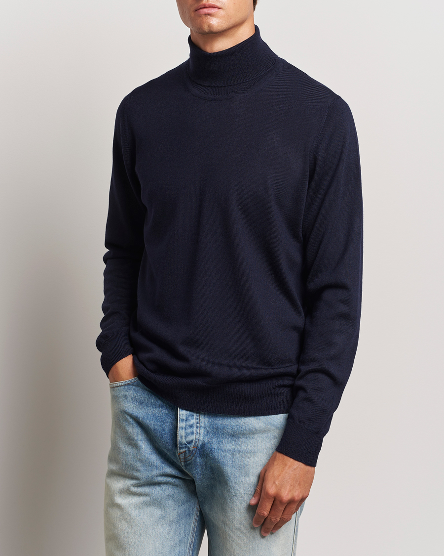 Heren |  | J.Lindeberg | Kaden Merino Turtleneck Navy