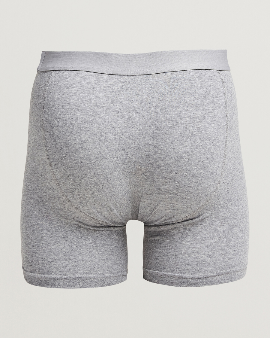 Heren |  | Bread & Boxers | 3-Pack Long Boxer Brief Grey Melange