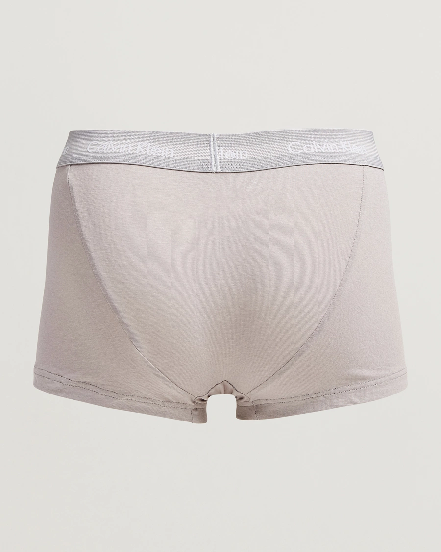 Heren |  | Calvin Klein | Cotton Stretch 3-Pack Low Rise Trunk Black/Blue/Grey