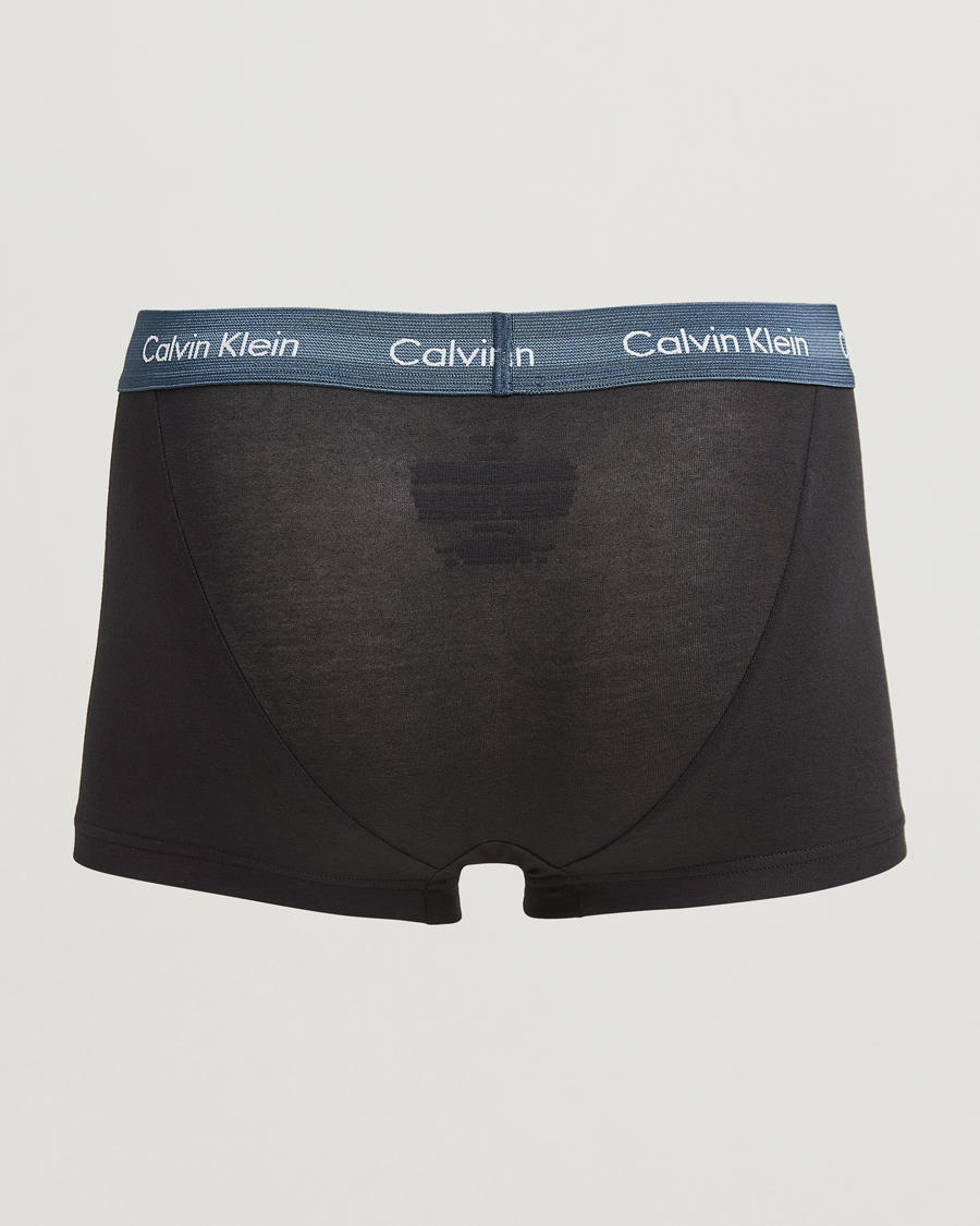 Heren |  | Calvin Klein | Cotton Stretch 3-Pack Low Rise Trunk Black