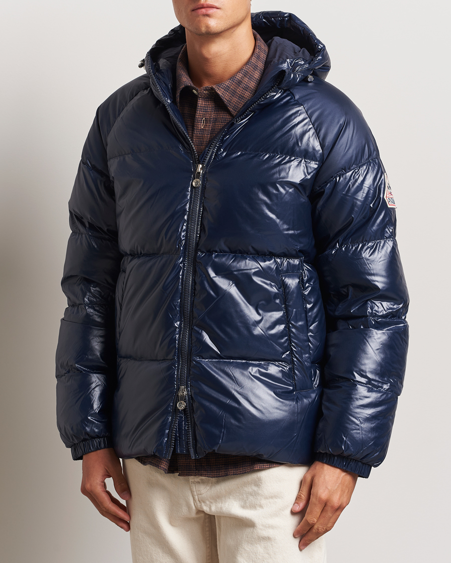 Heren | Hedendaagse jassen | Pyrenex | Sten Hooded Puffer Jacket Amiral