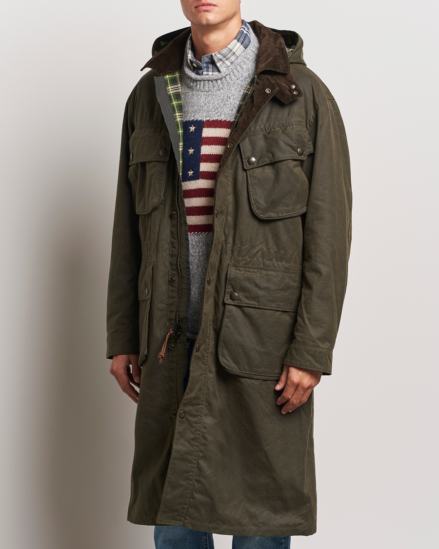 Heren |  | Polo Ralph Lauren | Stewart Belted Coat Oil Cloth Green