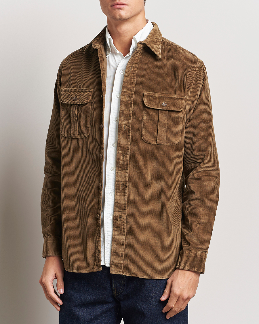 Heren |  | Polo Ralph Lauren | Corduroy Patch Shirt York Brown