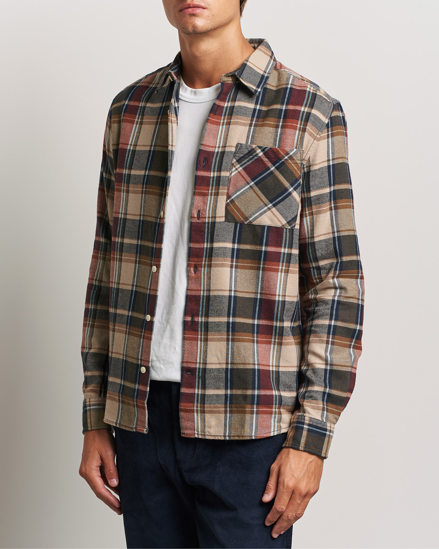 Heren | Overhemden | KnowledgeCotton Apparel | Regular Checked Flannel Shirt Multi