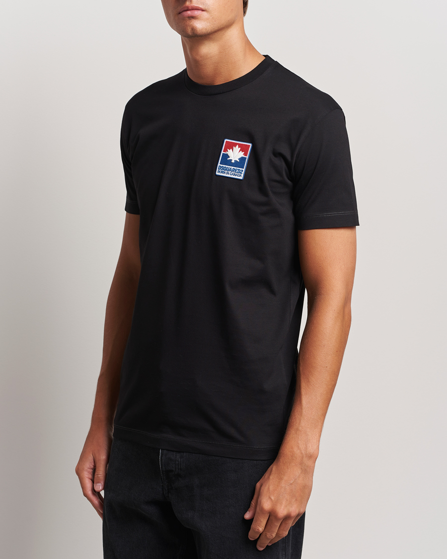 Heren | Nieuws | Dsquared2 | Cool Fit Leaf T-Shirt Black