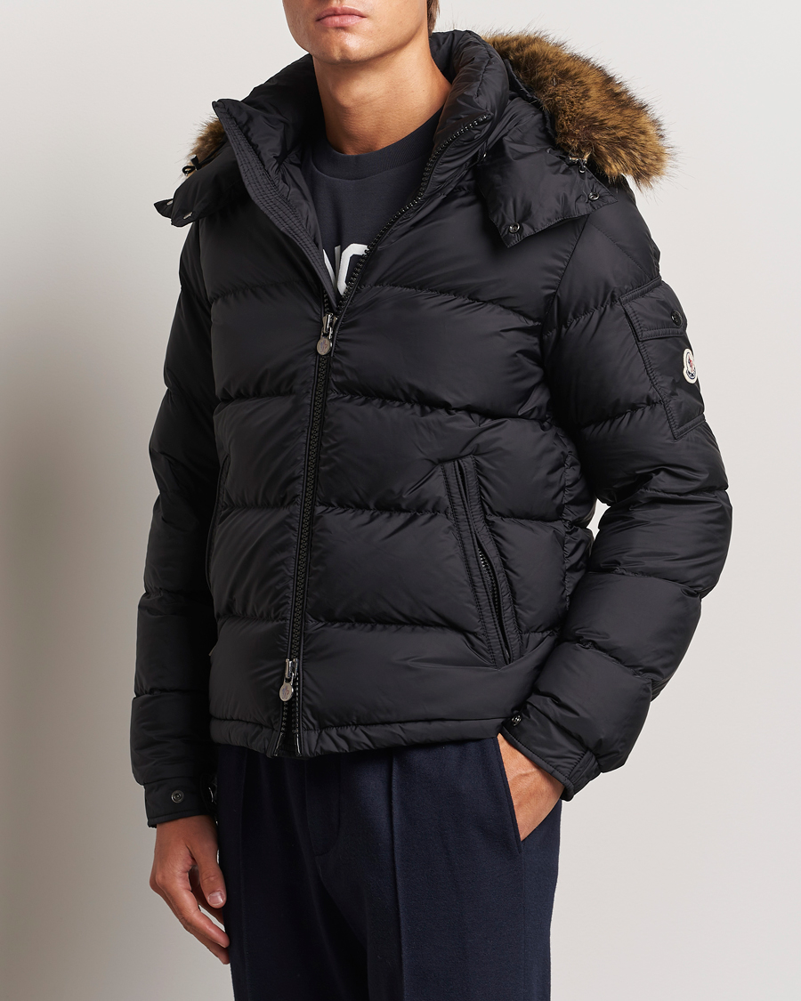 Heren |  | Moncler | Maya Faux Fur Jacket Black