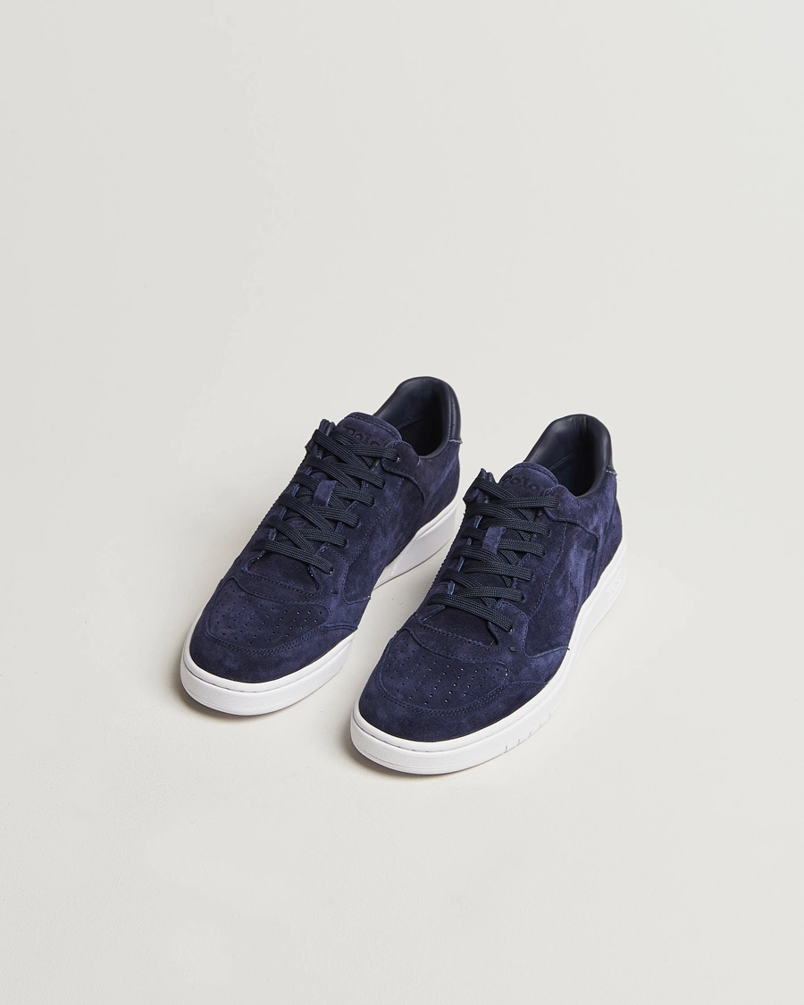 Heren |  | Polo Ralph Lauren | Polo Court Sneaker Navy Suede