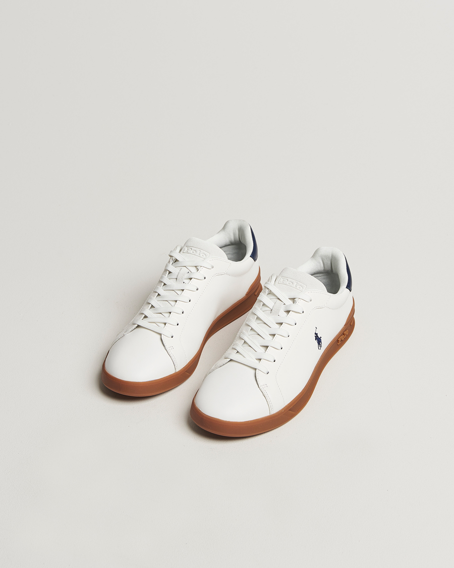 Heren |  | Polo Ralph Lauren | Heritage Count II Low Sneaker Deckwash White/Navy