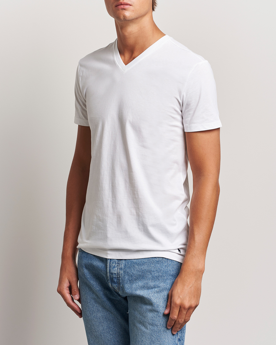 Heren |  | Polo Ralph Lauren | 3-Pack V Neck T-Shirt White