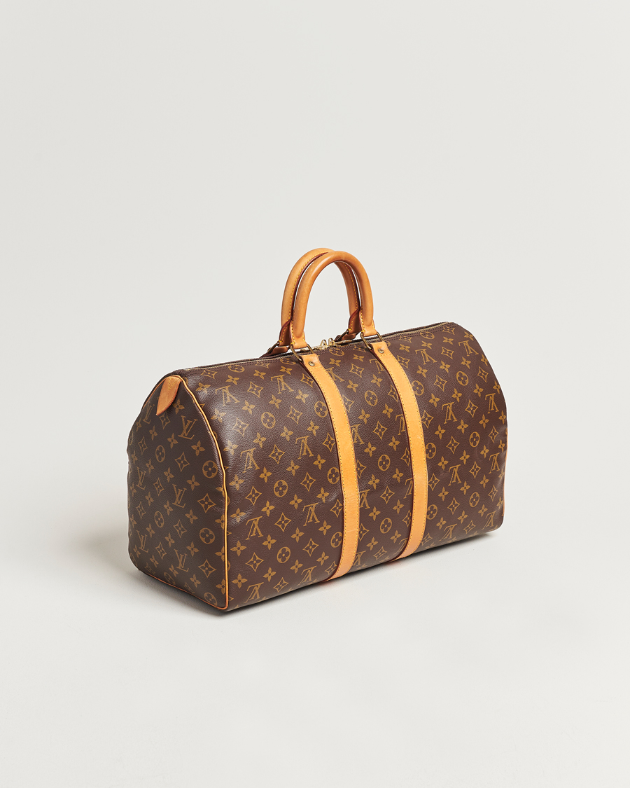 Heren | Louis Vuitton Pre-Owned | Louis Vuitton Pre-Owned | Keepall 45 Bag Monogram 